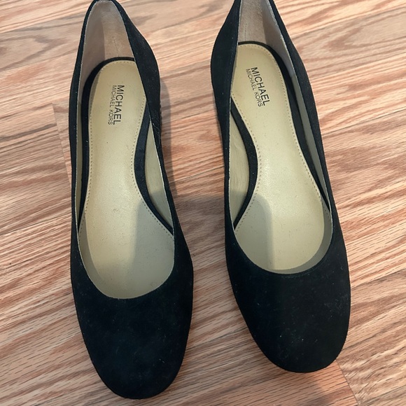 Michael Kors Shoes - Michael Kors Black Flats Elegant Suede Loafers